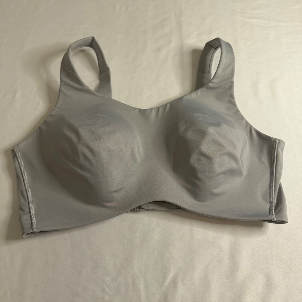 CALIA by Carrie Underwood Gray Molded Cup High Support Sports Bra Medium